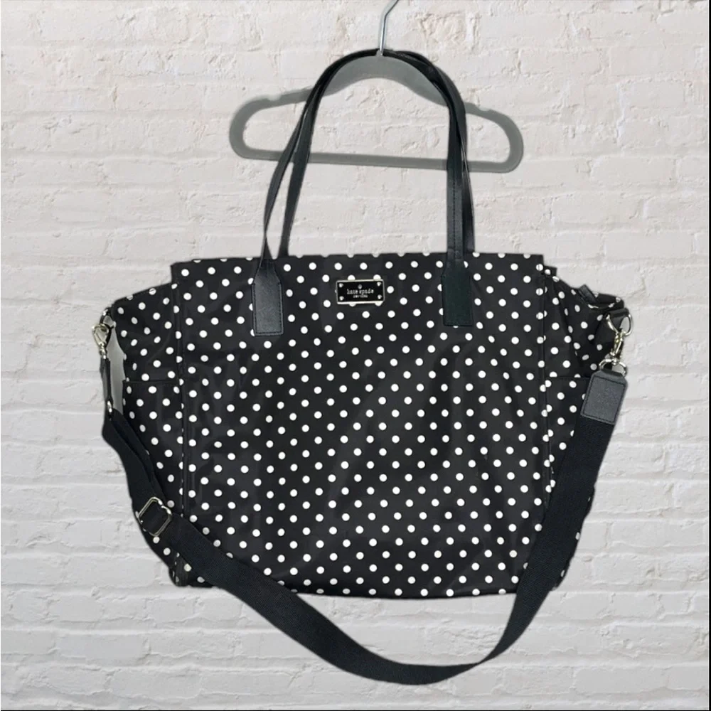 Kate Spade Polka Dot Diaper Bag - Picture 1 of 3